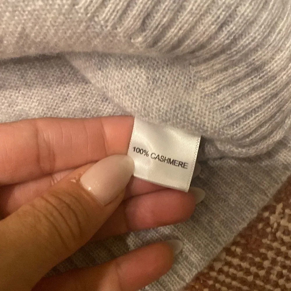 Tiered sleeve Qi cashmere sweater